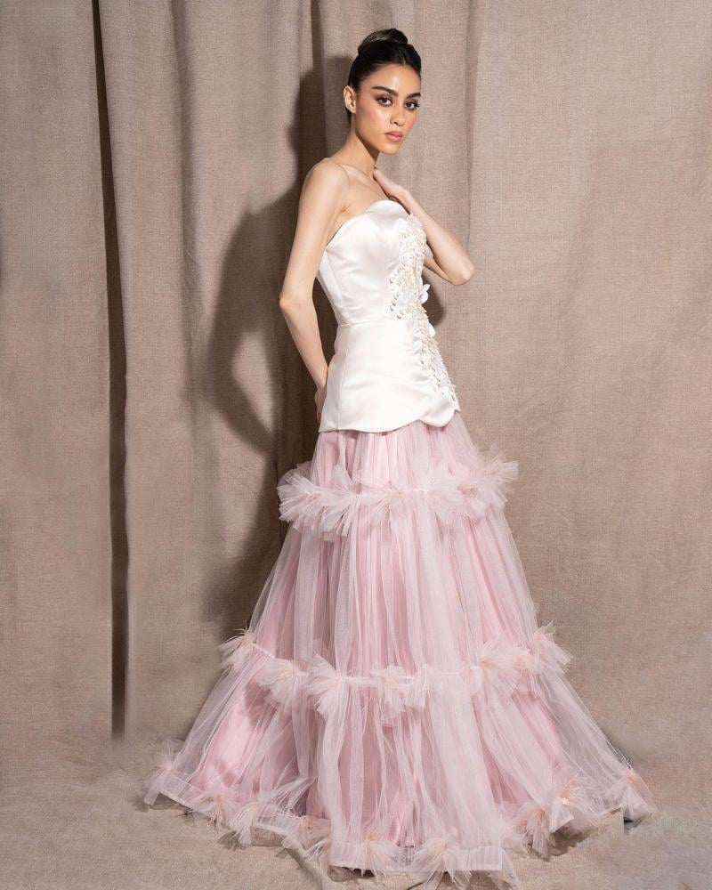 فستان تل كريب مورد