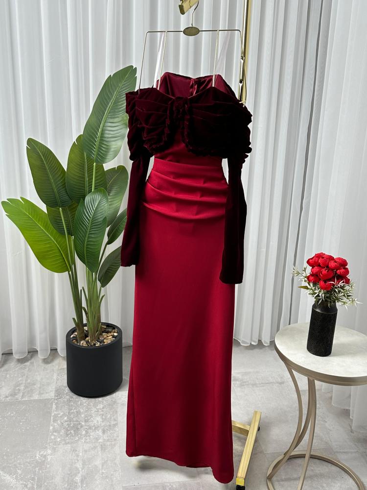 فستان كريب باربي