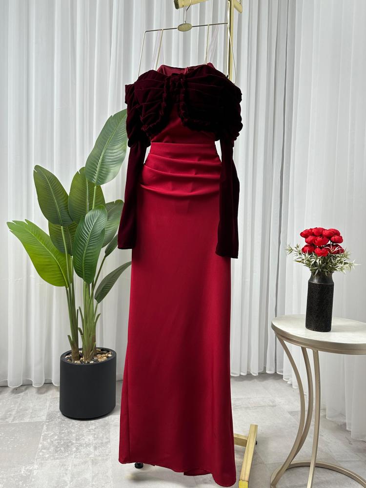 فستان كريب باربي