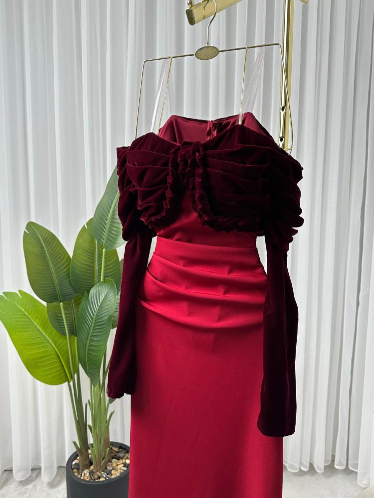 فستان كريب باربي