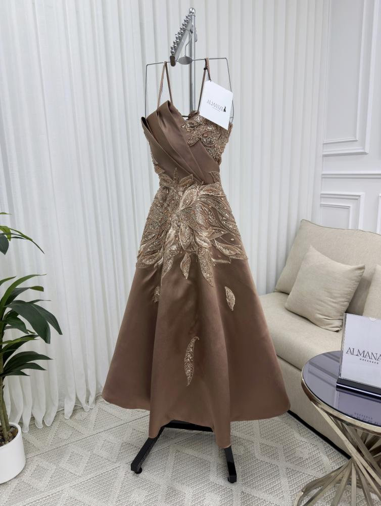 فستان سهره بني ميكادو