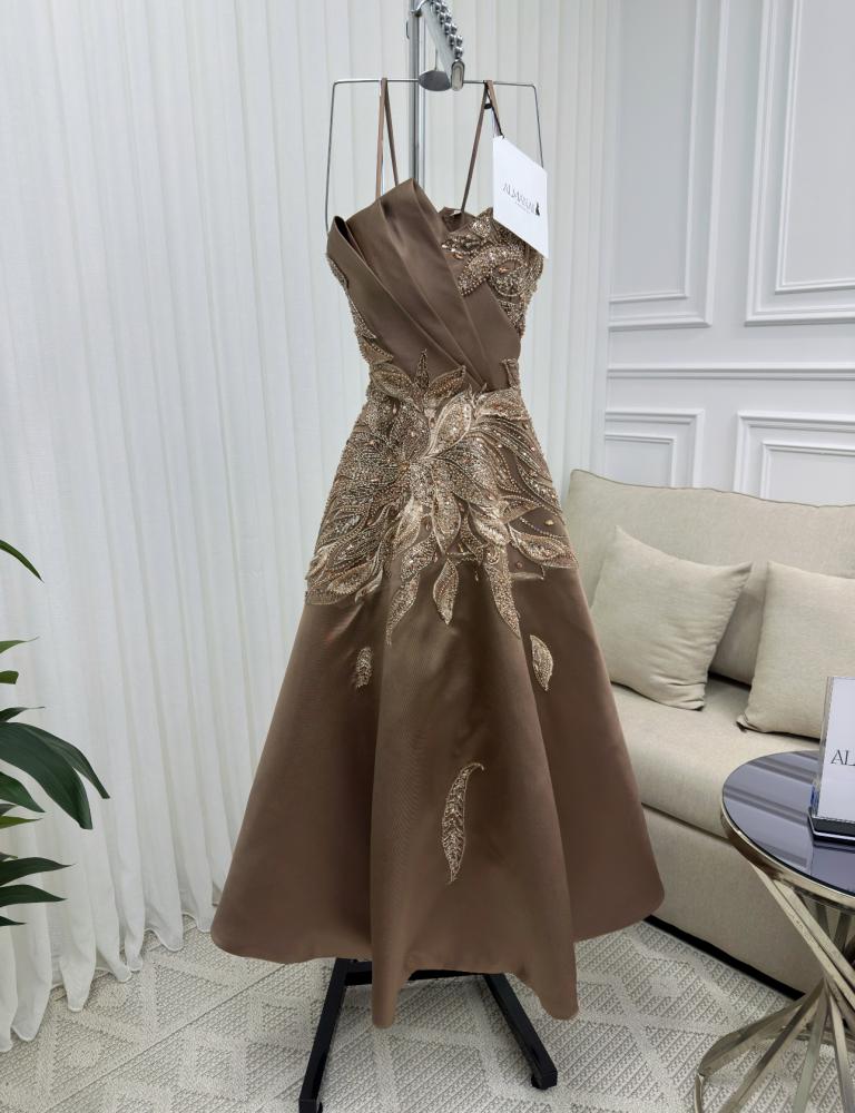 فستان سهره بني ميكادو