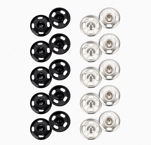 شريط كبسون ( اسود - فضي ) 10MM