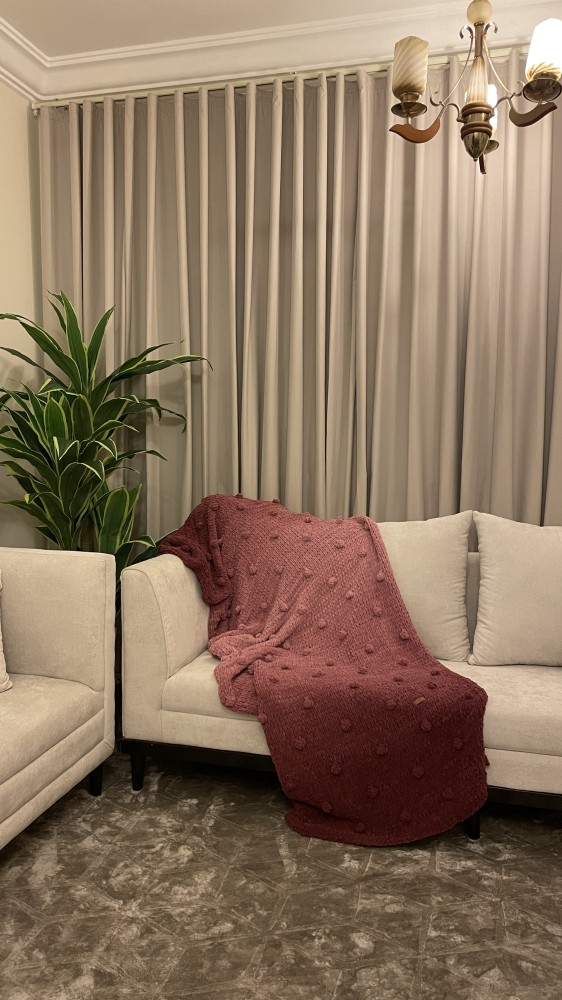 بطانية كور الباتيك مقاس 100*230 بخيوط بوفي