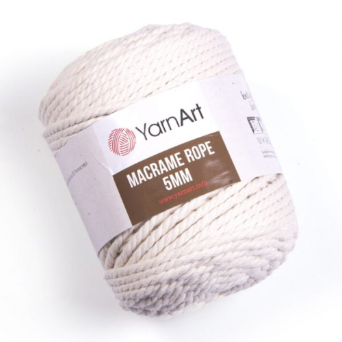 752 حبل مكرمية 5 ملم YarnArt Macrame Rope 5MM