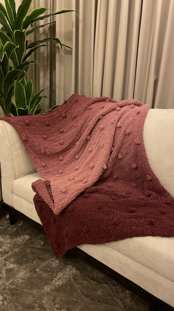بطانية كور الباتيك مقاس 100*230 بخيوط بوفي