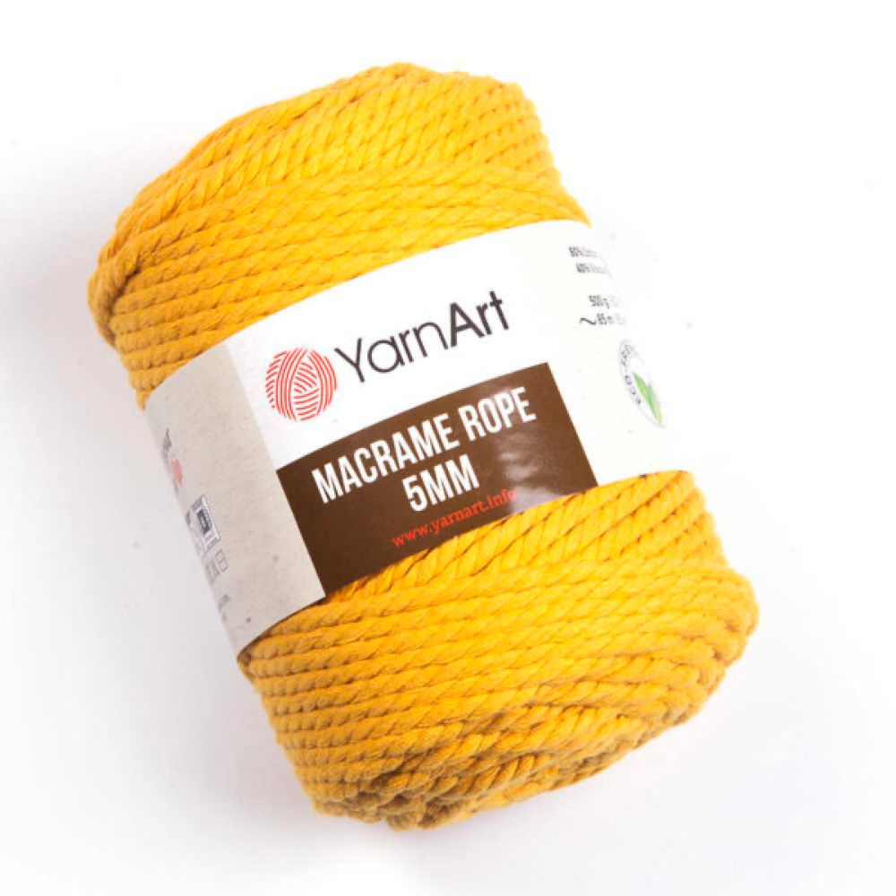764 حبل مكرمية 5 ملم YarnArt Macrame Rope 5MM
