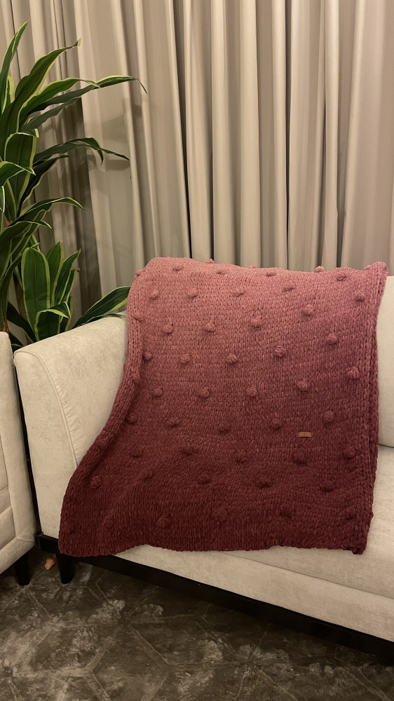 بطانية كور الباتيك مقاس 100*230 بخيوط بوفي