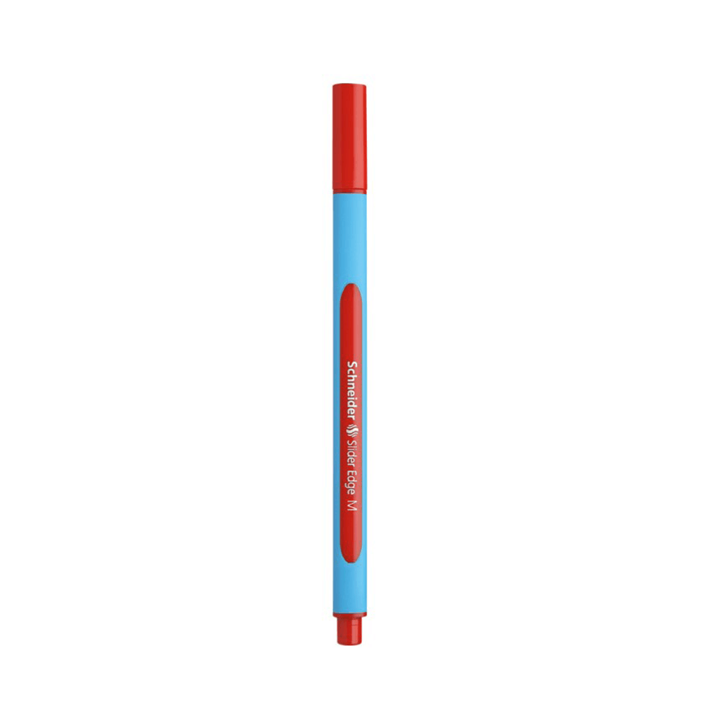 Schneider Slider Edge M Red Box/10Pcs -SN152102 قلم جاف لون احمر