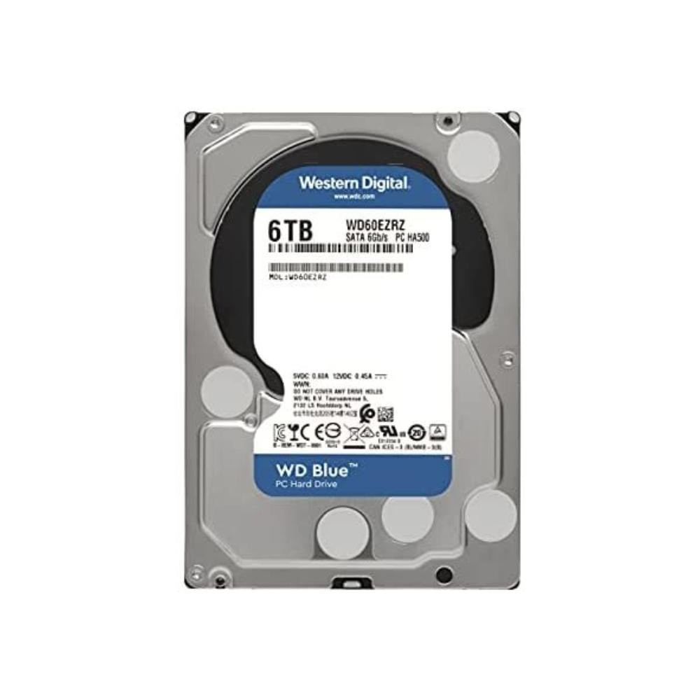 WD Blue 6TB Desktop Hard Disk Drive - 5400 RPM SATA 6Gb/s 64MB