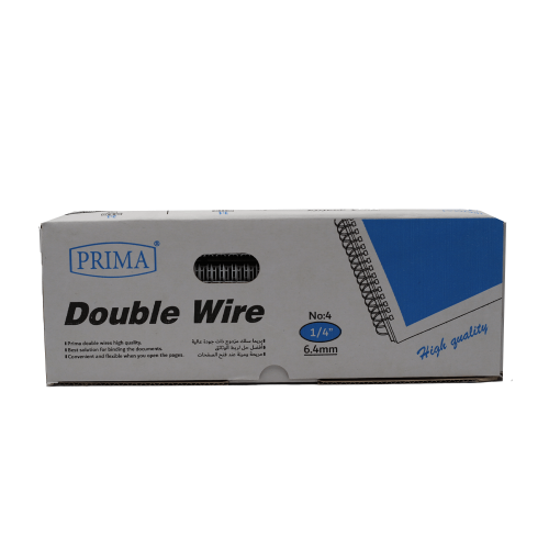 سلك مزدوج رقم 4 ابيض كورى 1 / 4 بريما PR-6190WH