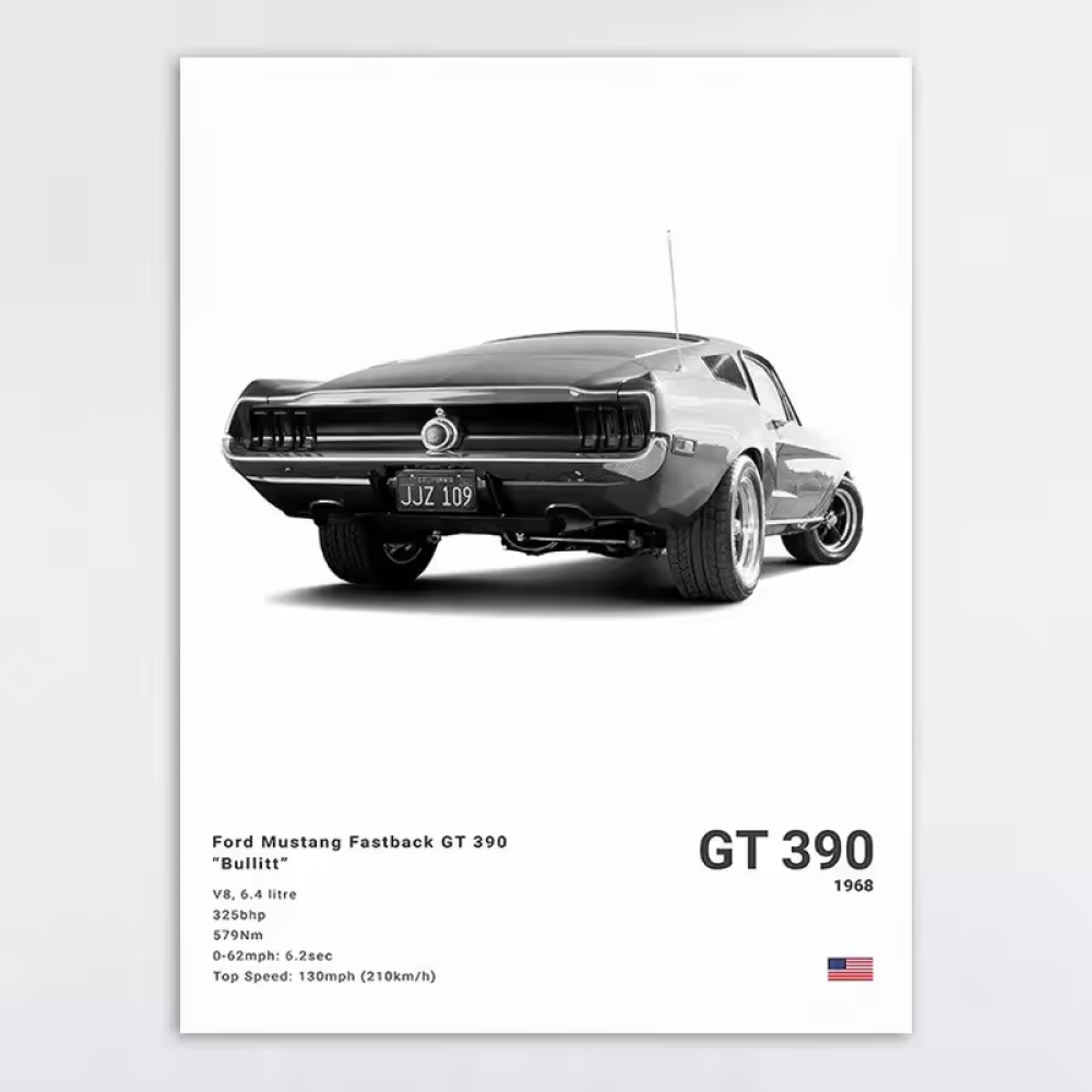 بوستر موستنق | GT 390 1960 poster