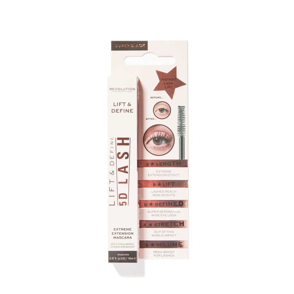 رفليوشن - ماسكارا ليفت اند ديفين Super black