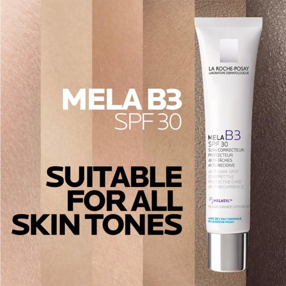 LA ROCHE POSAYلاروش بوزيه كريم ميلا بي 3، SPF30مضاد للبقع الداكنة 40 مل