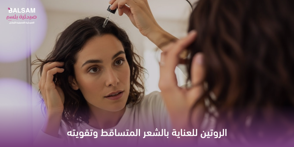 الروتين للعناية بالشعر