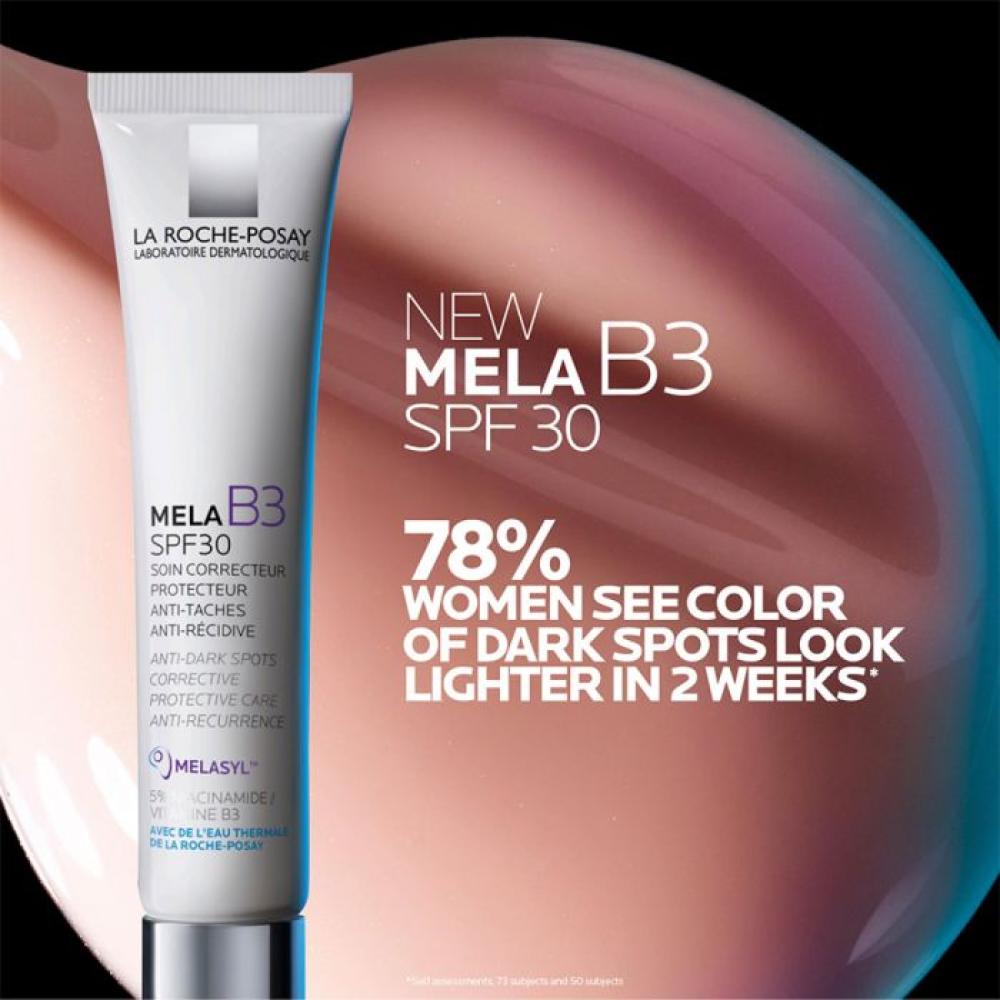 لاروش بوزيه كريم ميلا بي 3 SPF30مضاد للبقع الداكنة 40 مل