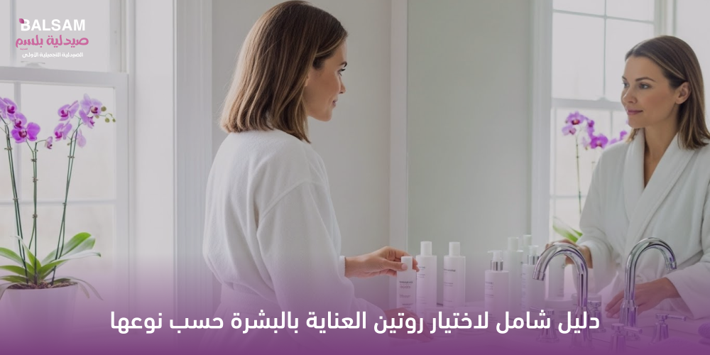 اختيار روتين العناية بالبشرة حسب نوعها