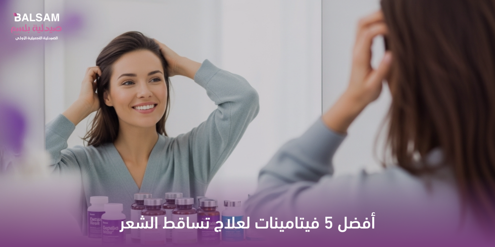 أفضل 5 فيتامينات لعلاج تساقط الشعر