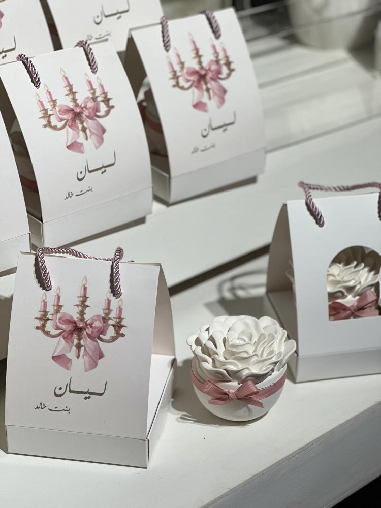 بكج توزيعات علب اكسسوار الورد