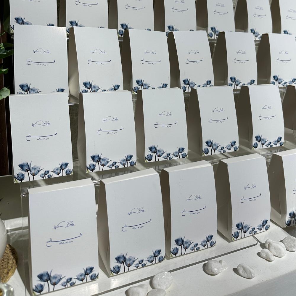 بكج توزيعات المسك من نقوة مع إضافة الثيم