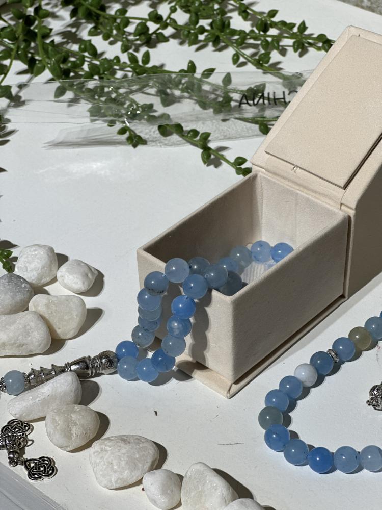 بكج توزيعات مسابح نقوة علب المخمل