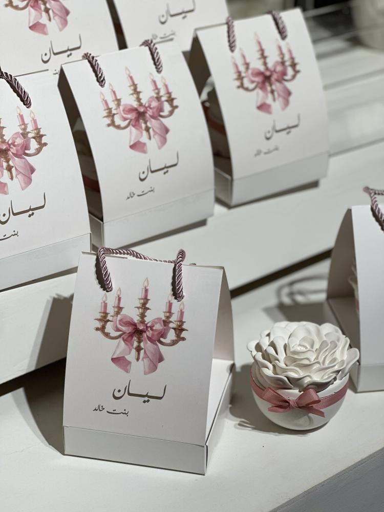 بكج توزيعات علب اكسسوار الورد