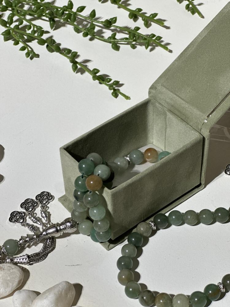 بكج توزيعات مسابح نقوة علب المخمل