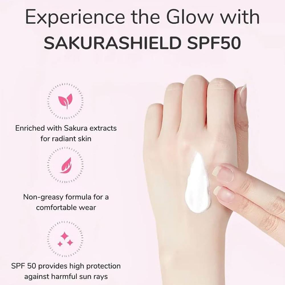 LAIKOU, Japan Sakura Whitening Sunscreen, SPF 50 PA+++
