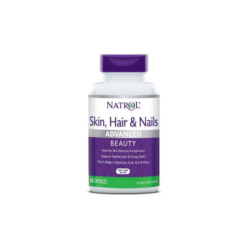 Amazon.com: Natrol Skin, Hair and Nails Advanced Beauty Capsules, Packed  with Beauty Enhancing Ingredients - 5,000mcg Biotin, 60 Count : Everything  Else