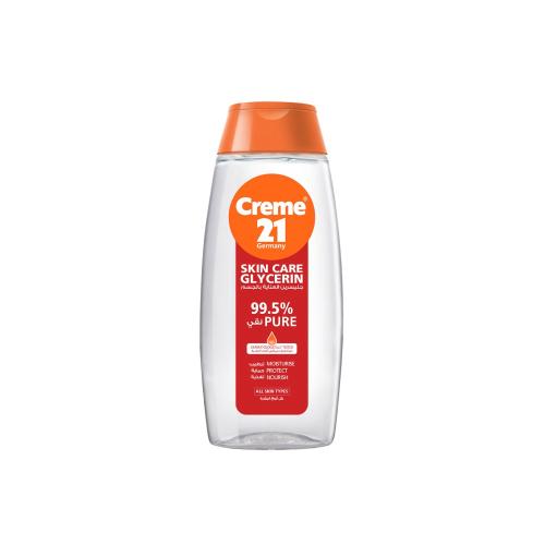 Creme 21, Skin Care Glycerin, 995% Pure, Moisturizes, Protects
