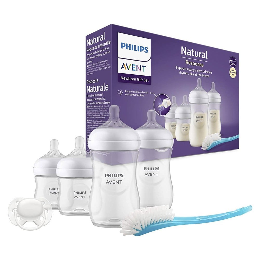 Philips avent natural newborn starter hot sale gift set