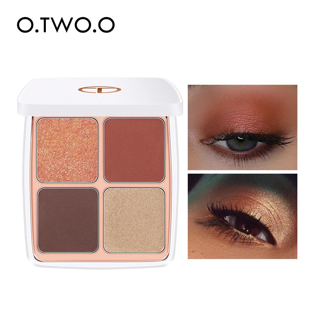 O.TWO.O, Morocco Series 4 Color Eye Shadow Matte & Shimmer Color