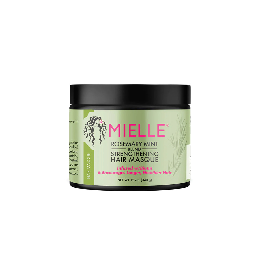 Mielle Organics Rosemary Mint Strengthening Hair Masque, 12 Oz