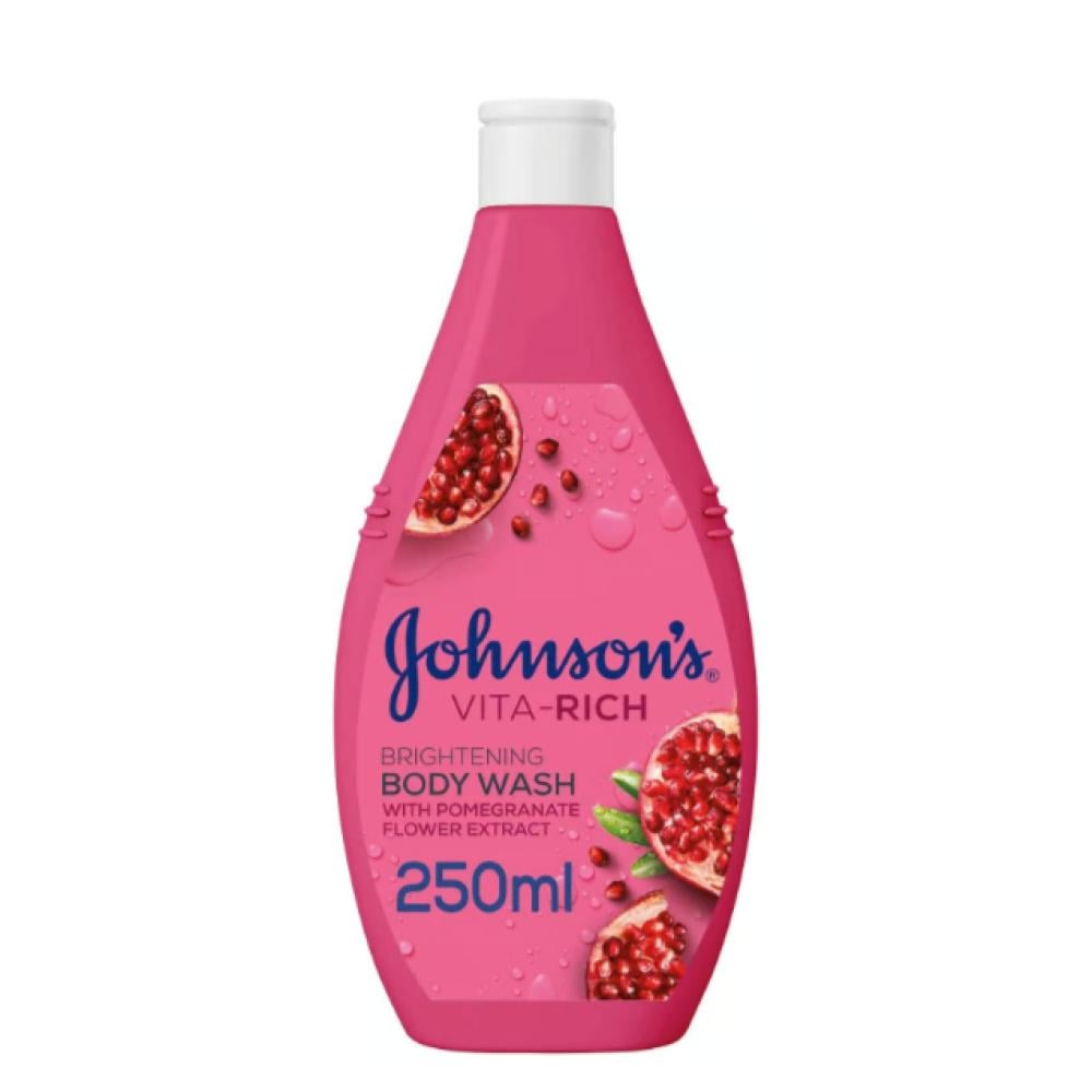 صابون سائل للاستحمام فيتا رتش مع خلاصة زهر الرمان من جونسون 250مل