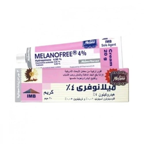 ميلانوفرى 4% كريم لإزالة بقع الجلد الداكنة - 20جرا...