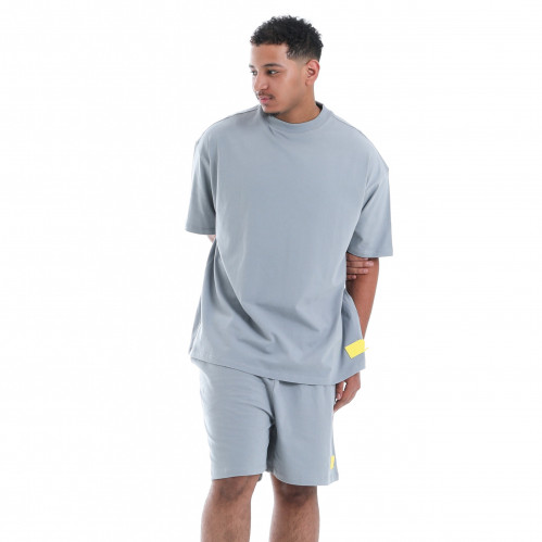 Light grey Shorts& T-shirt