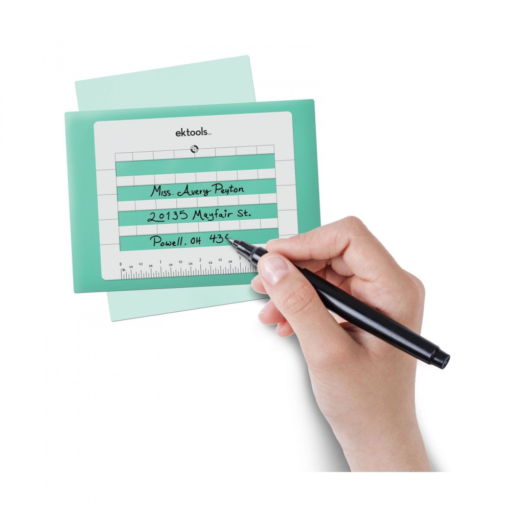 قالب لاصق للكتابة بخط منسّق - قابل لإعادة الاستخدام