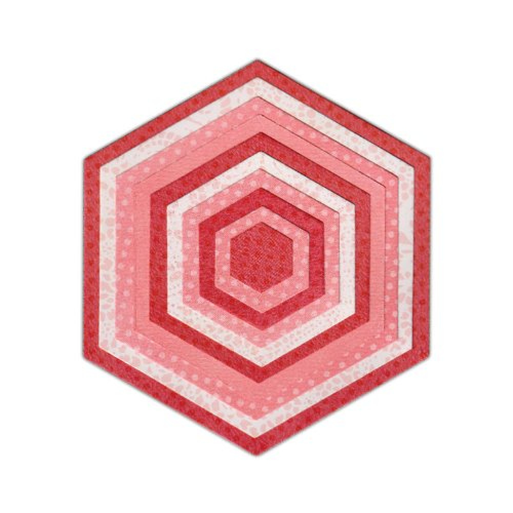 Sizzix Framelits Hexagons Die Set, Pack of 10