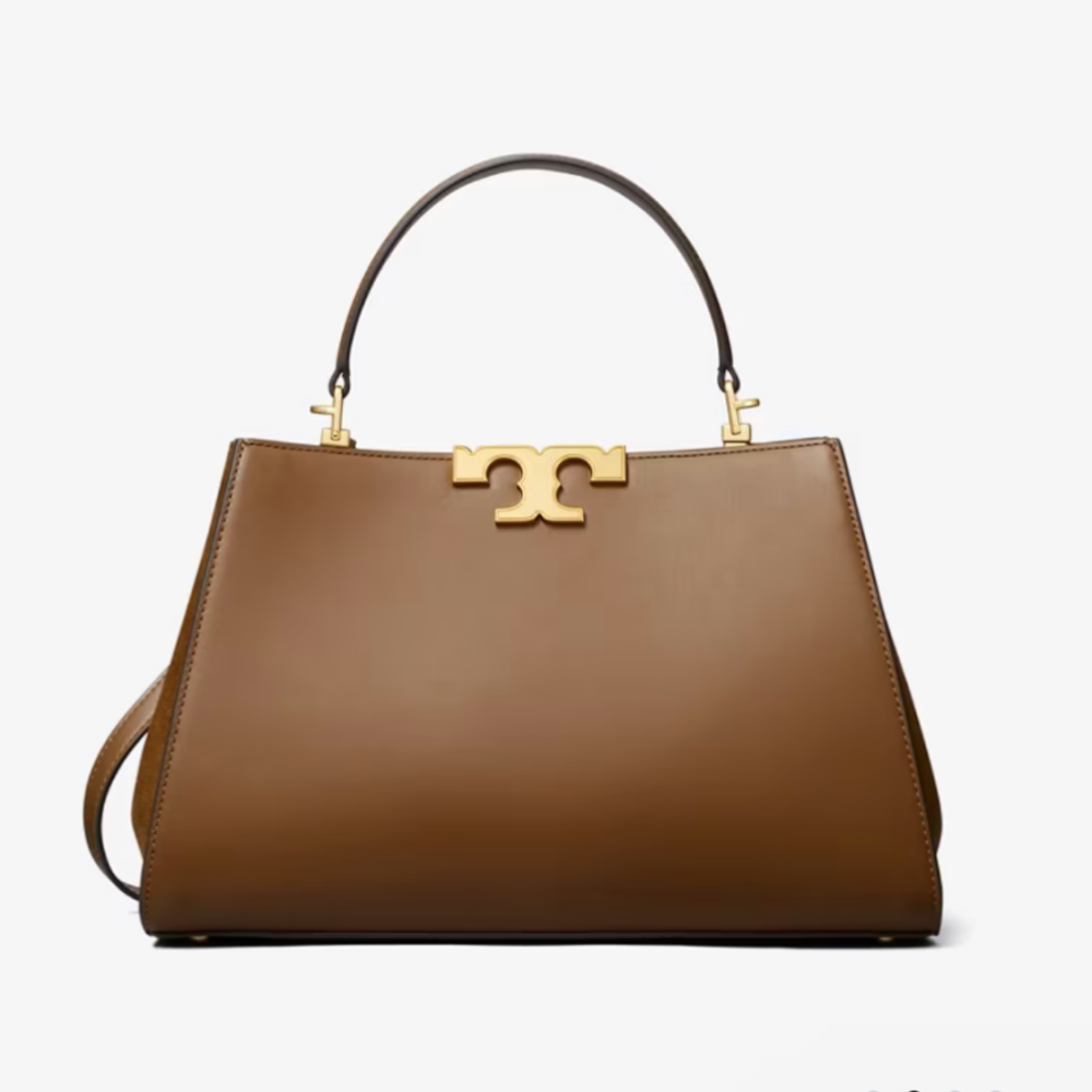 Tory Burch ELEANOR SATCHEL شنطه حجم وسط لون بني تصل خلال 2-4 اسبوع باذن الله