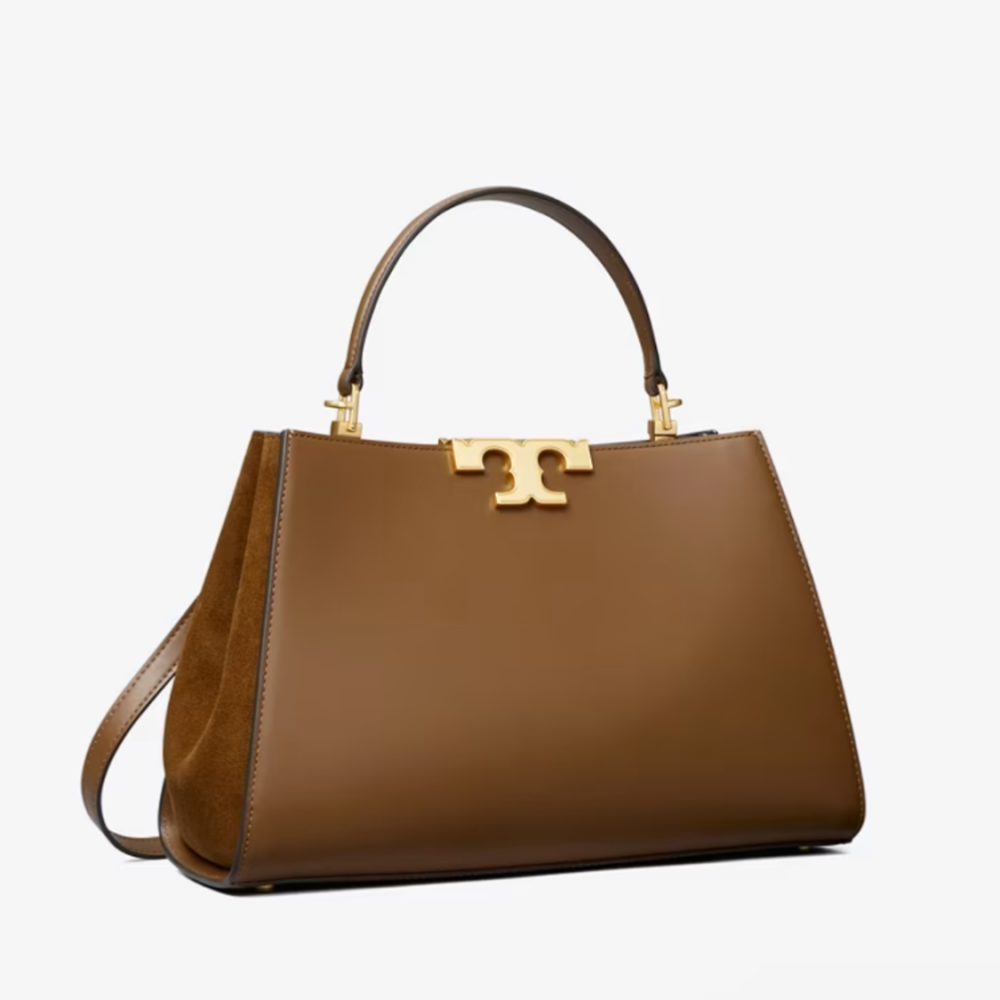 Tory Burch ELEANOR SATCHEL شنطه حجم وسط لون بني تصل خلال 2-4 اسبوع باذن الله