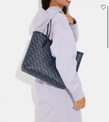 Coach City Tote With Coach Monogram Print شنطه كتف...