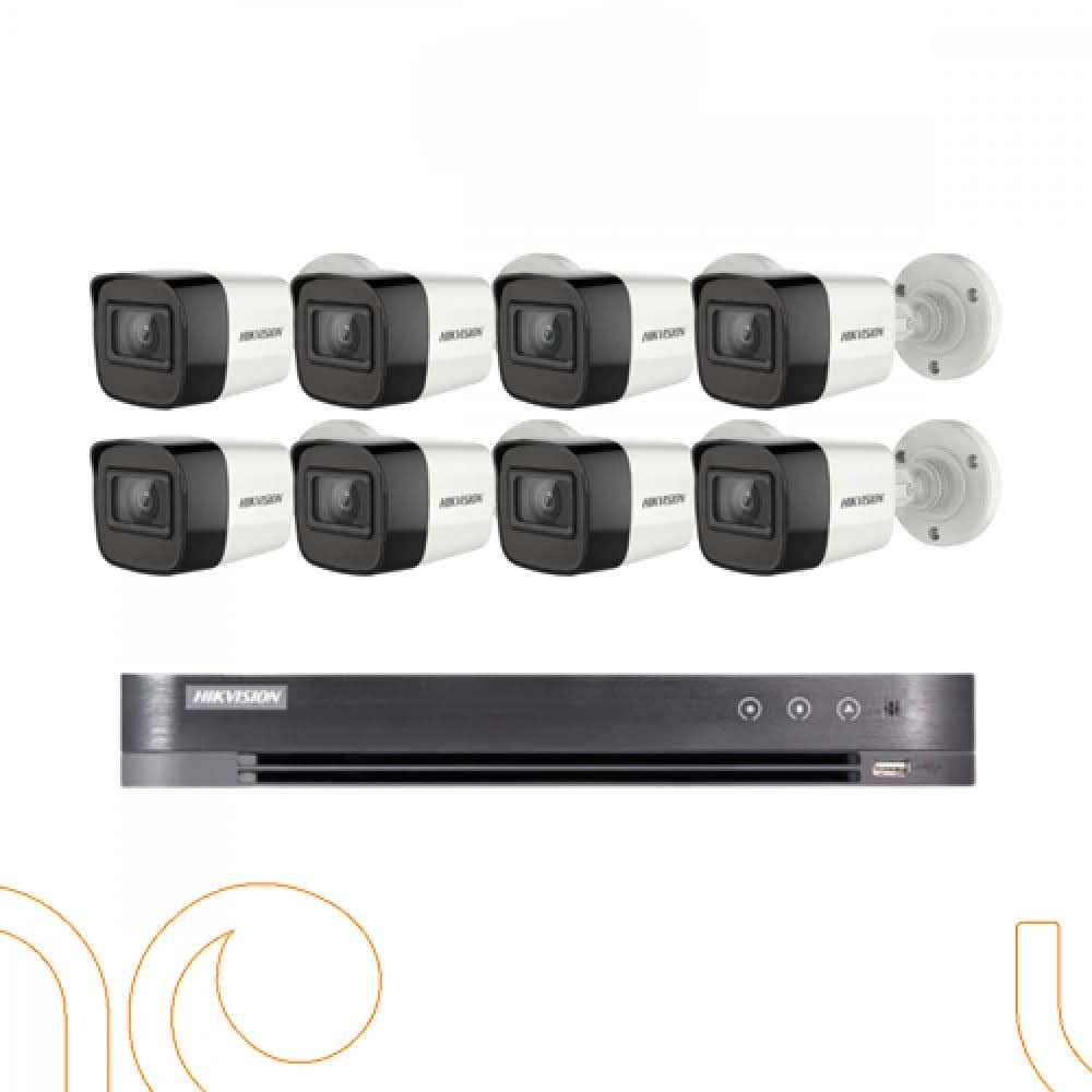 مجموعة 8 كاميرات مراقبة