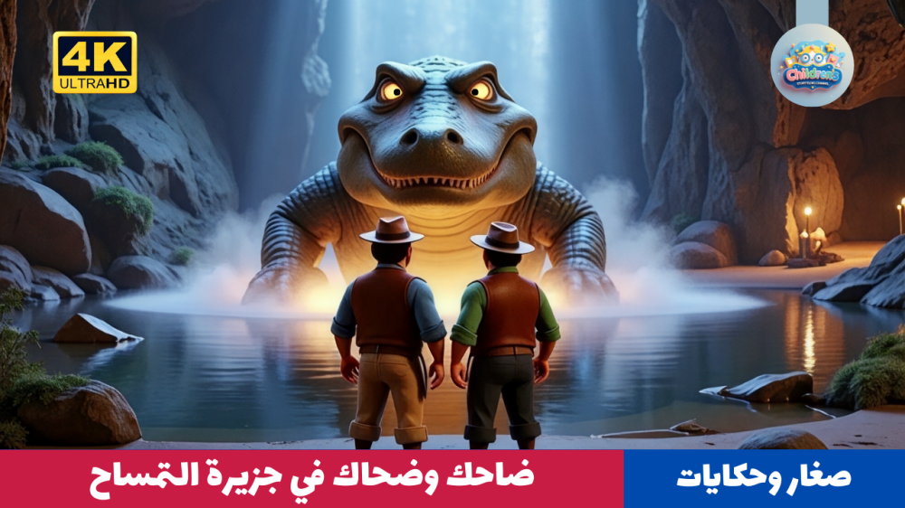 قصص أطفال: ضاحك وضحاك في جزيرة التمساح - رسوم متحركة للأطفال