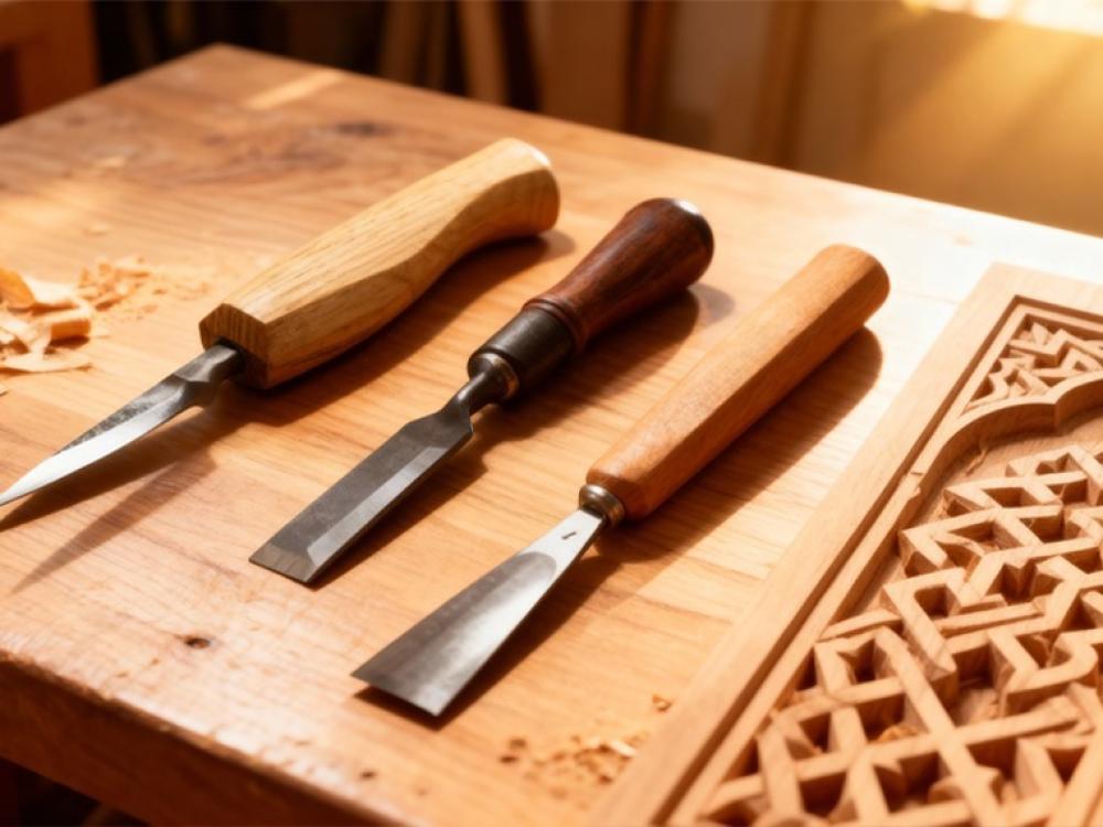 أدوات الحفر على الخشب والفرق بينها وبين أدوات النحت الخشبية