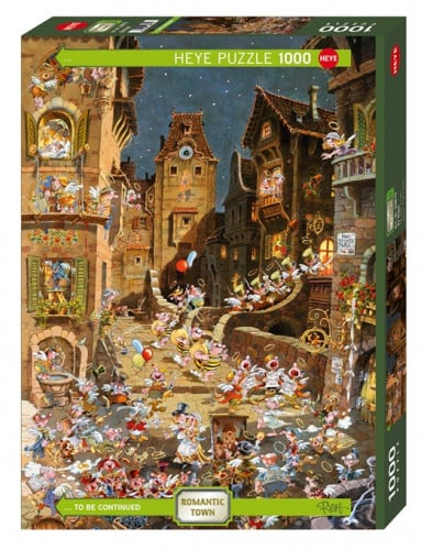 Puzzle - Romantic town 1000