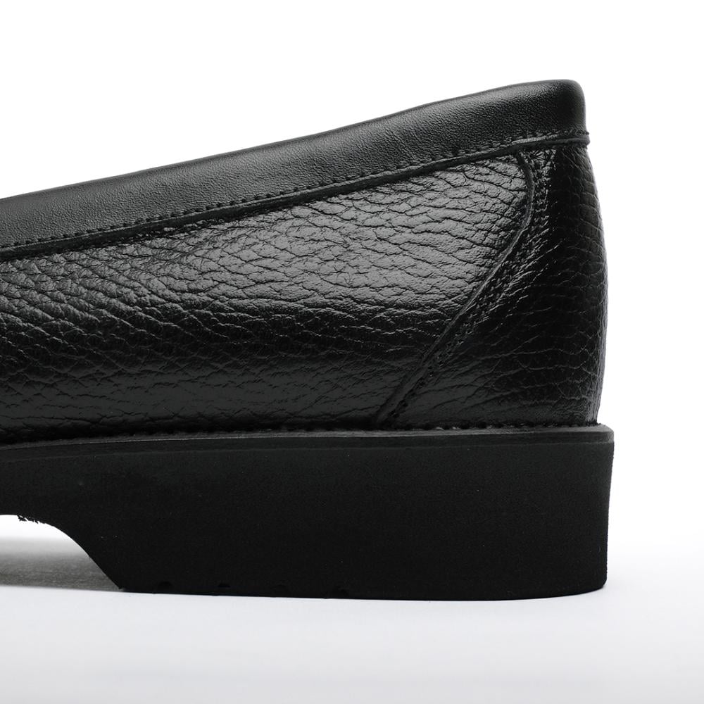 جزمة لوفر كلاسيك لون اسود  - ارضية مريحة