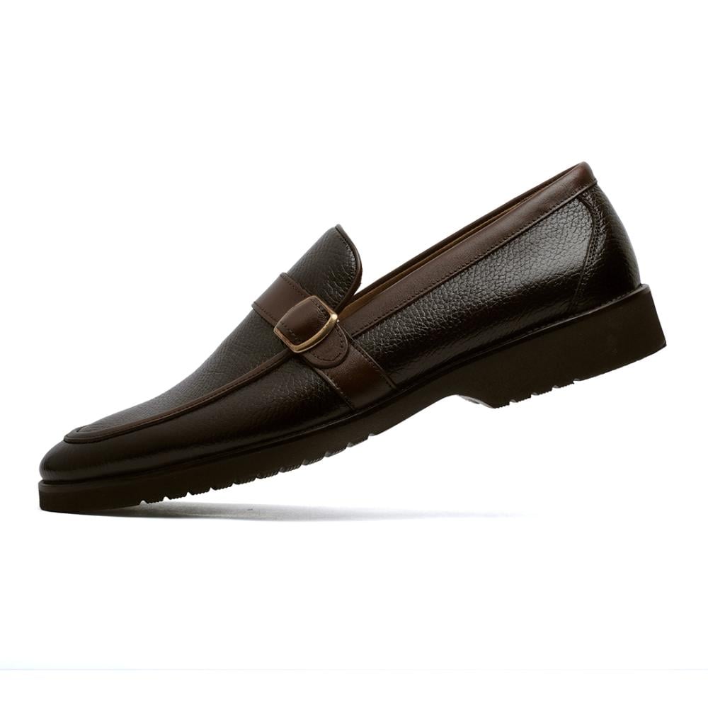 جزمة لوفر كلاسيك لون بني - ارضية مريحة