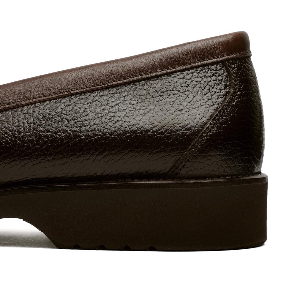 جزمة لوفر كلاسيك لون بني - ارضية مريحة