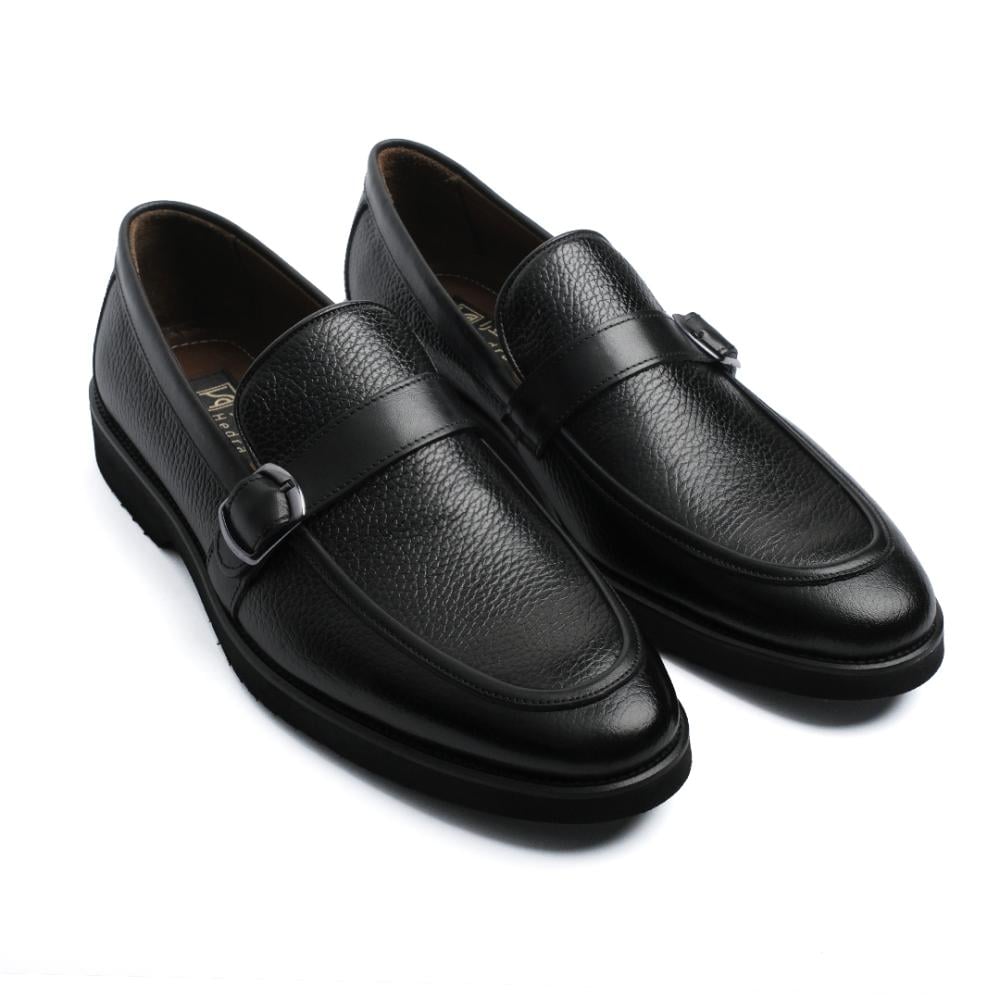 جزمة لوفر كلاسيك لون اسود  - ارضية مريحة