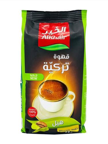 قهوة تركي حمصة متوسطة (هيل) الخير 200جرام